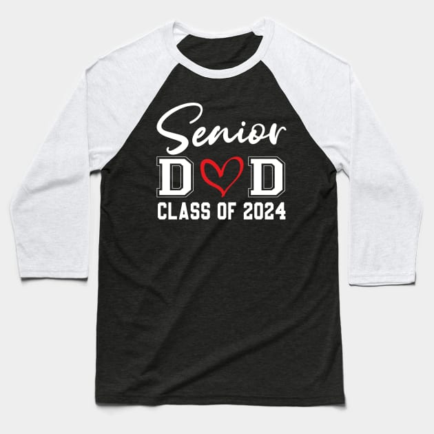 Senior dad Class Of 2024 Graduation Of High Middle School Baseball T-Shirt by Uniqueify